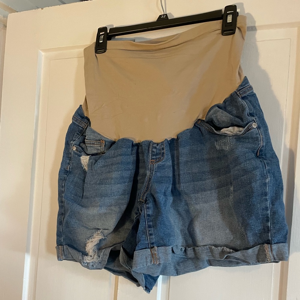 Maternity Jean Shorts